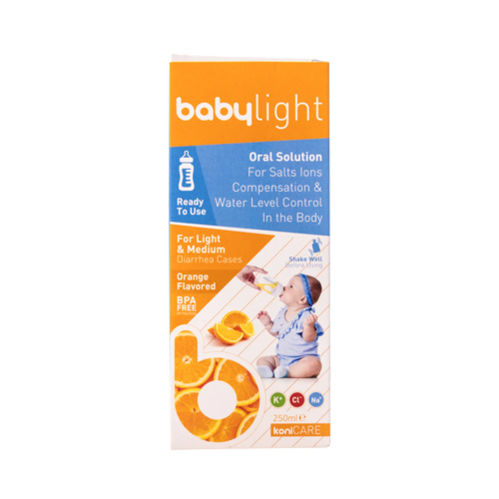 Konicare Babylight Oral Solution Orange Flavour 250ml