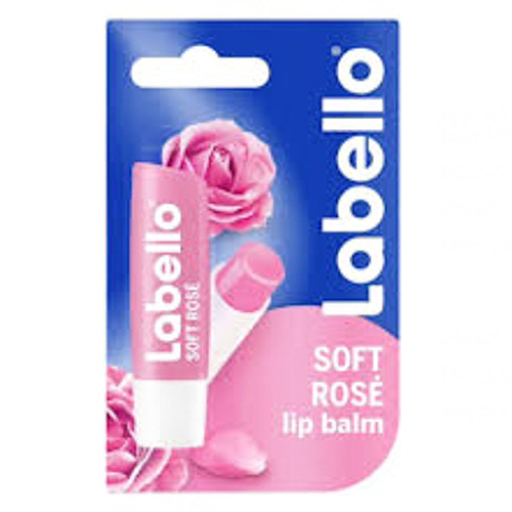 LABELLO LIPCARE SOFT ROSE LIPBALM 4.8G
