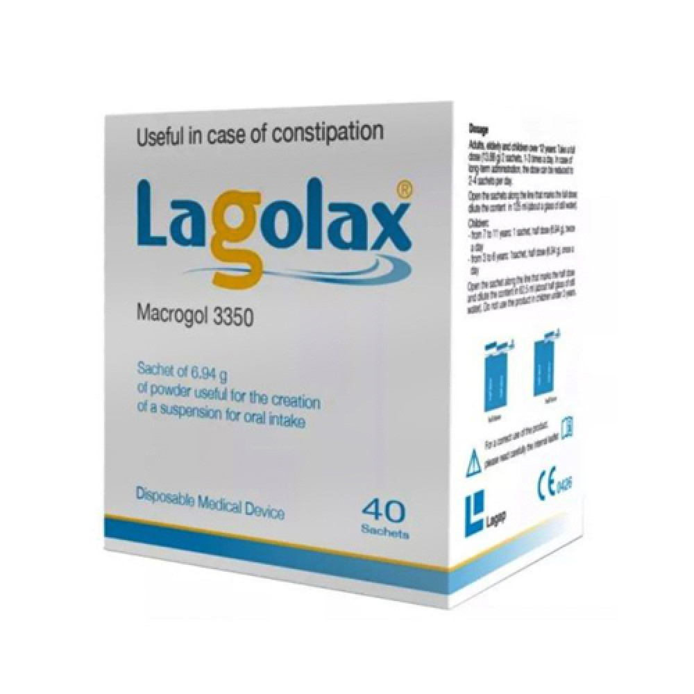 Lagolax Oral Solution Powder 40 Sachets
