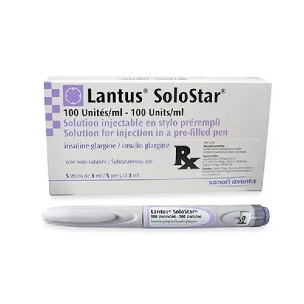 Lantus Solostar 100 Unit/ml 5 Pre-Filled Pen 3ml
