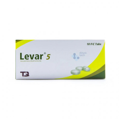 Levar 5mg 10 Tablets