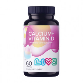 Livs Calcium + Vitamin D 60 Gummies