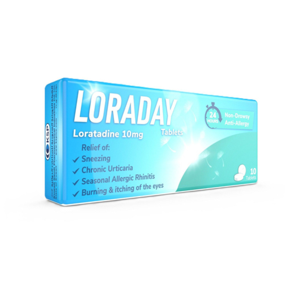 Loraday 10mg 10 Tablets
