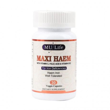 Mu Life Zetamax 600mg 30 Veggie Capsules