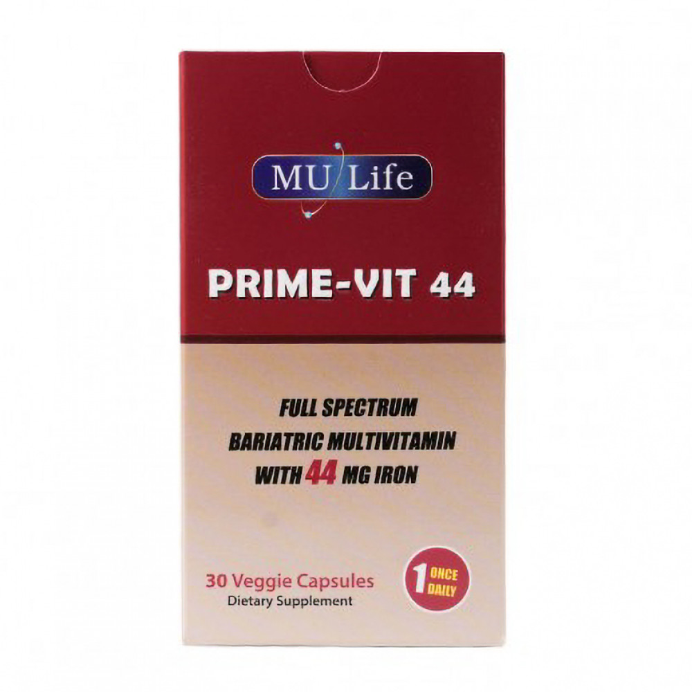 Mu Life Prime-Vit 44mg Iron 30 Veggies Capsules