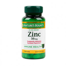 Natures Bounty Zinc 50mg 100 Tablets