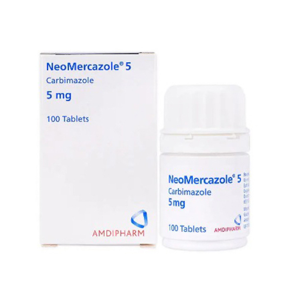NEO MERCAZOLE 5 MG 100 TABLETS