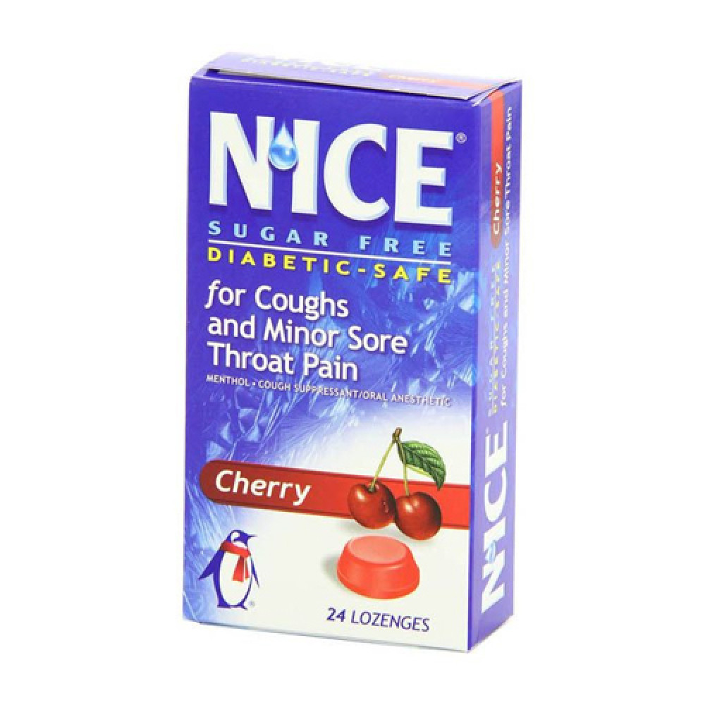 Nice Cherry Flavour 24 Lozenges
