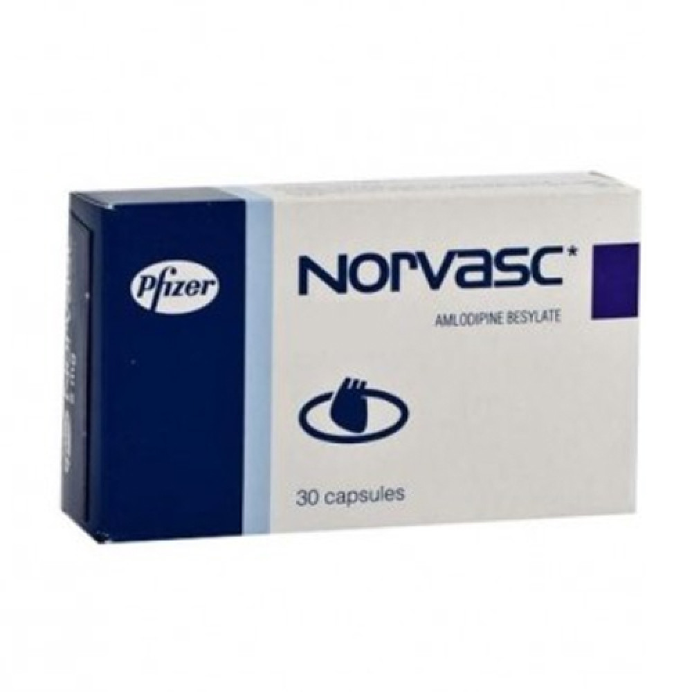 Norvasc 5mg 30 Capsules