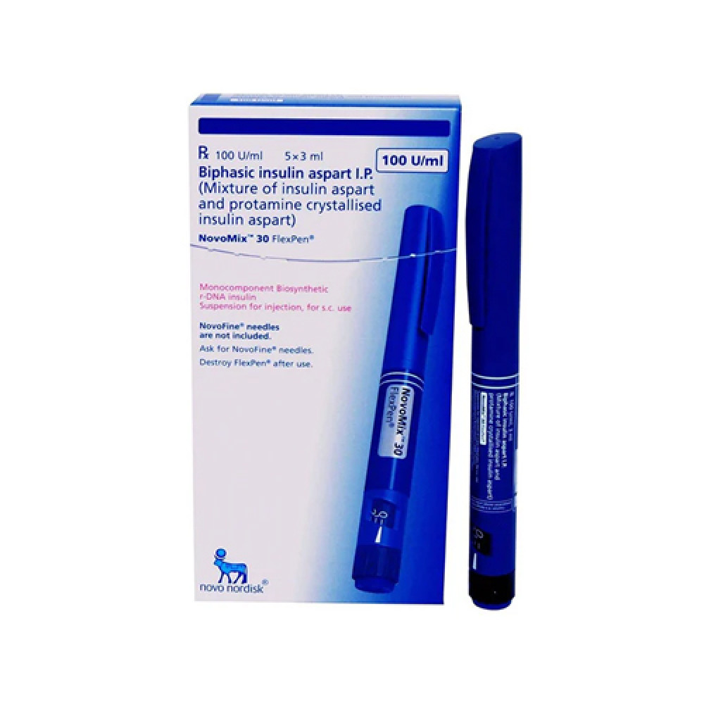 Novomix 30 Flexpen 100IU/ML 5 Pen 3ml