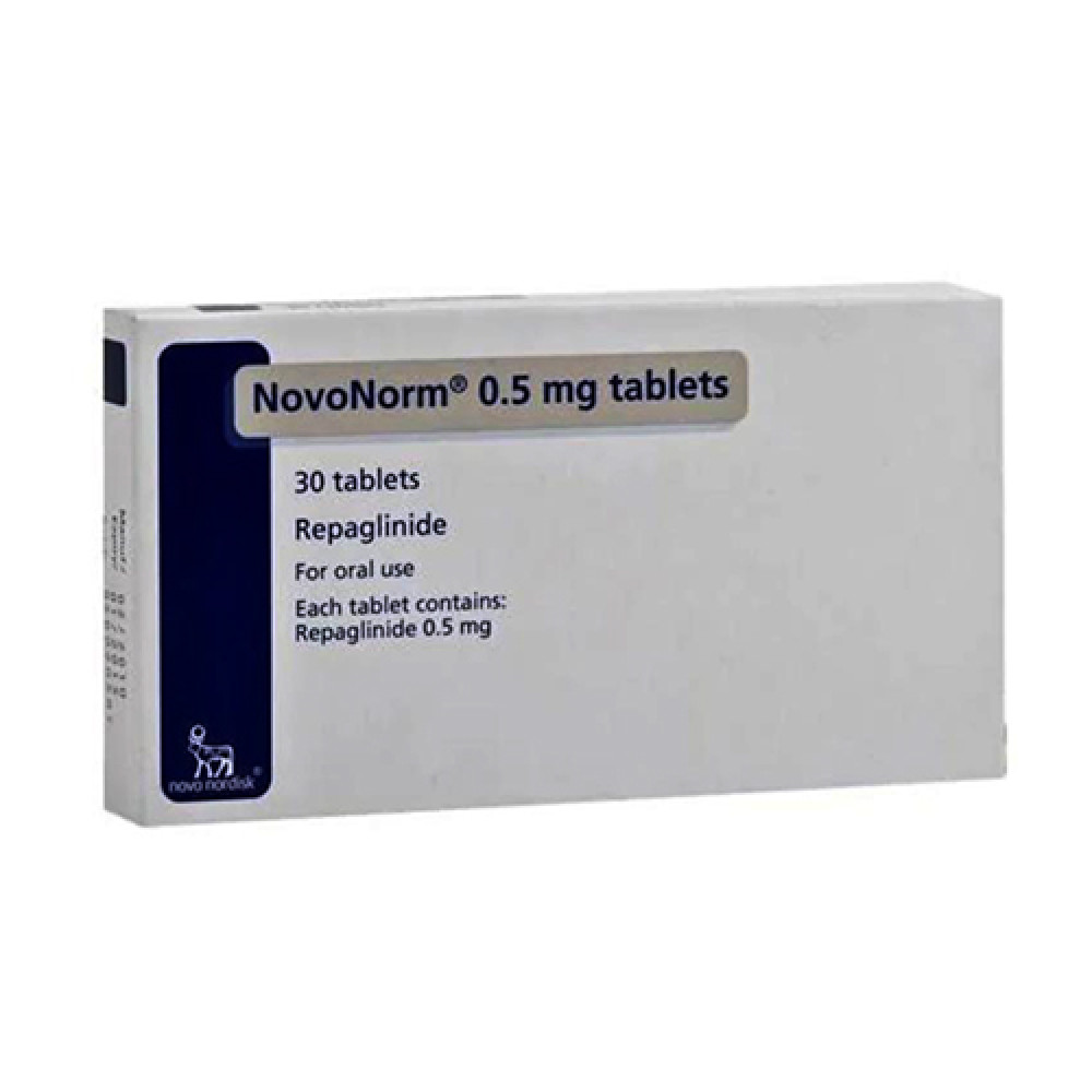Novonorm 0.5mg 30 Tablets