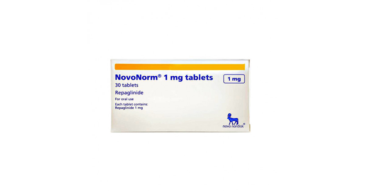 Novonorm 1mg 30 Tablets