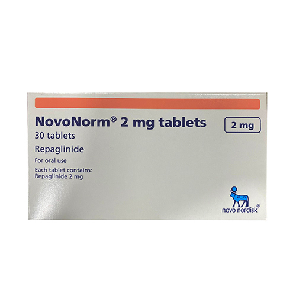 Novonorm 2mg 30 Tablets