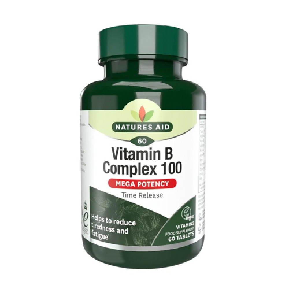 Natures Aid Vitamin B Complex 60 Tablets