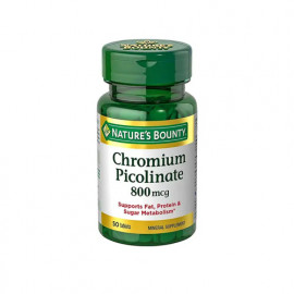 Natures Bounty Chromium 800mg 50 Tablets