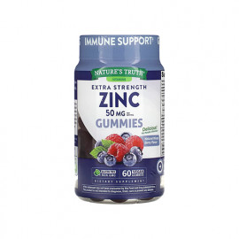 Nature's Truth Extra Strength Zinc 50Mg 60 Vegan Gummies