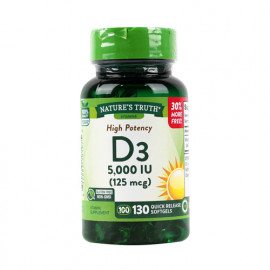 Nature's Truth Vitamin D3 5000 IU 130 Softgels