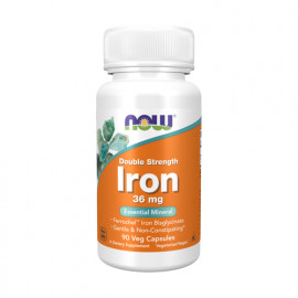 Now Iron 36mg 90 Veg Capsules