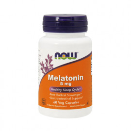 Now Melatonin 5mg 60 Veg Capsules