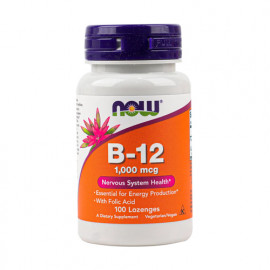 Now Vitamin B-12 1000mg 100 Lozenges