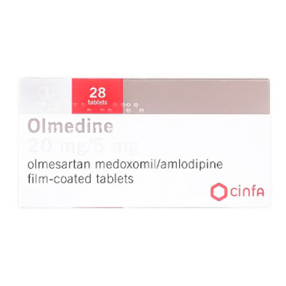 OLMEDINE 20MG/5MG 28 TABLETS