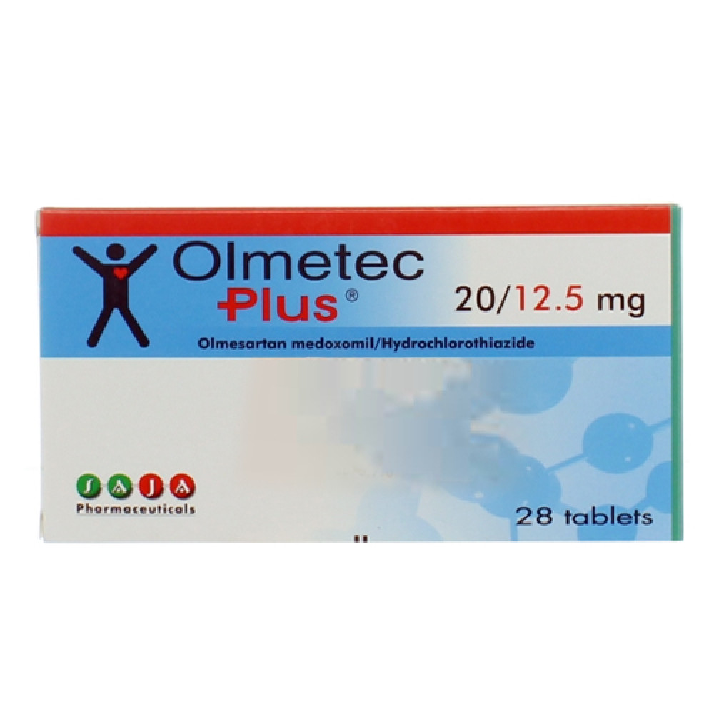 Olmetec Plus 20/12.5mg 28 Tablets