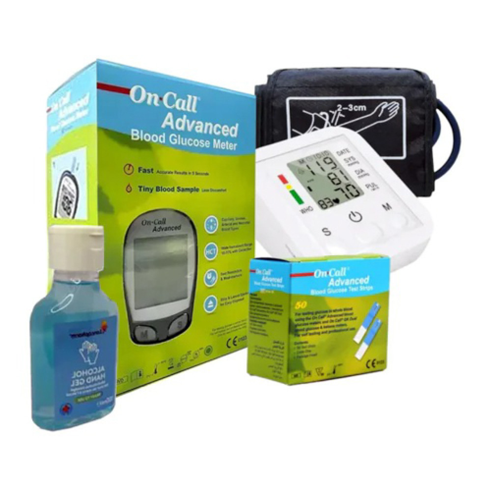 ON CALL PLUS 50 STRIP+10 LANCET+ALCOHOL GEL