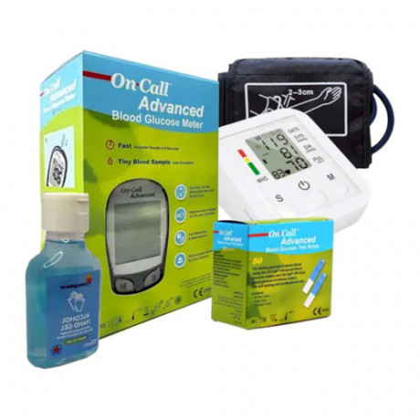 ON CALL PLUS 50 STRIP+10 LANCET+ALCOHOL GEL