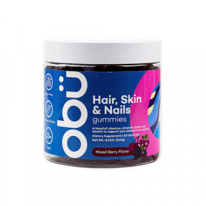 Obu Hair,Skin & Nails Mixed Berry Flavor 60 Gummies