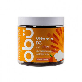 Obu Vitamin D3 Peach Flavor 60 Gummies