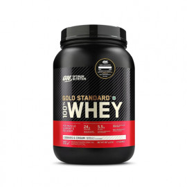 On Gold Standard 100% Whey Protein Powder Cookies & Cream 2 LB