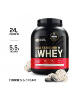 On Gold Standard 100% Whey Protein Powder Cookies & Cream 5 LB