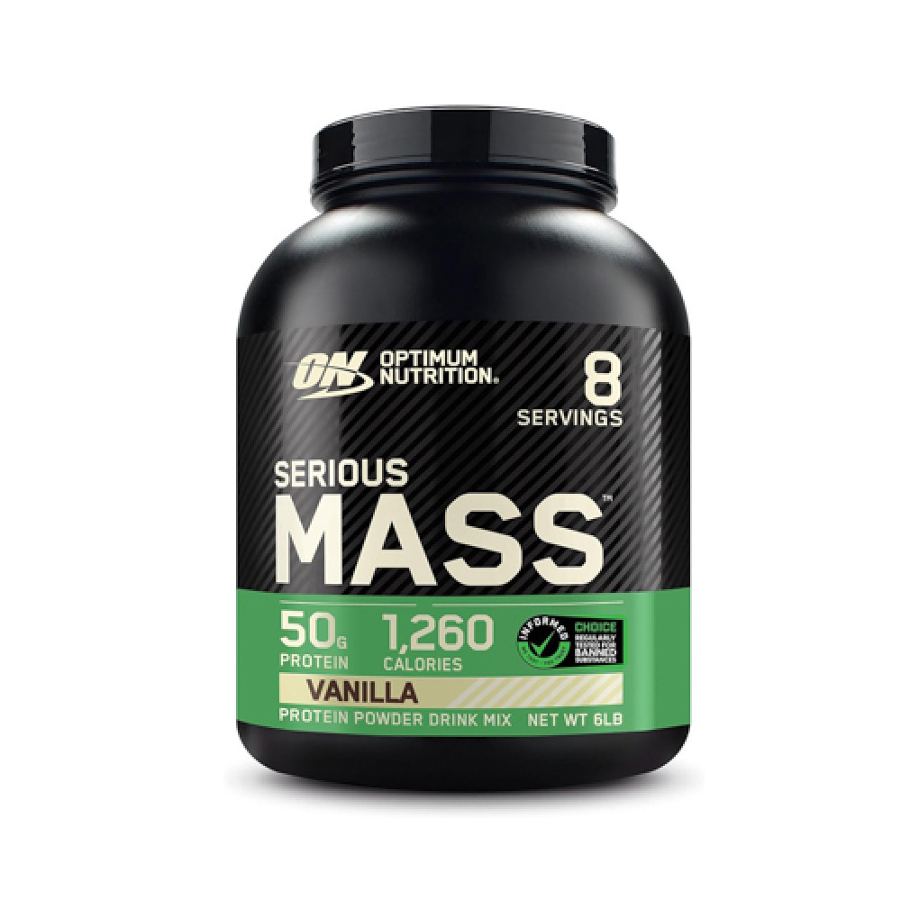 On Serious Mass Protein Powder Vanilla 6 LB