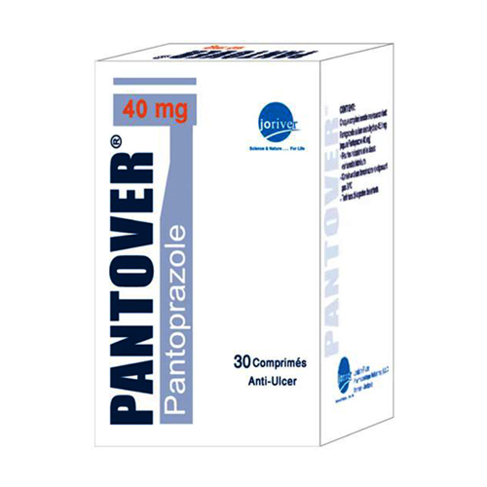 Pantover 40mg 30 Tablets