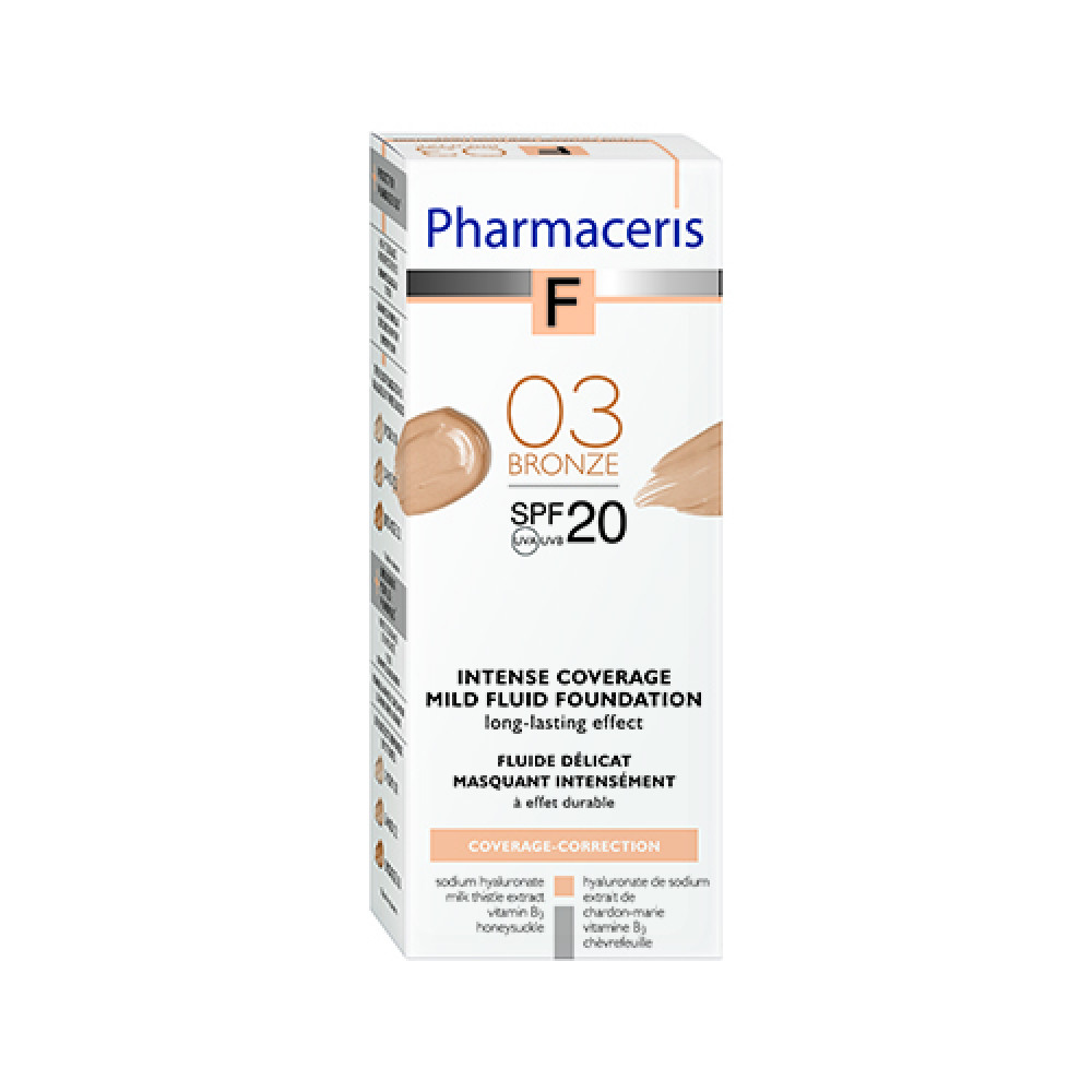 Pharmaceris F Mild Fluid Intense Foundation SPF 20 - 03 Bronze 30ml