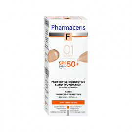 Pharmaceris Protective Fluid Foundation SPF50+ 01 Ivory 30ml