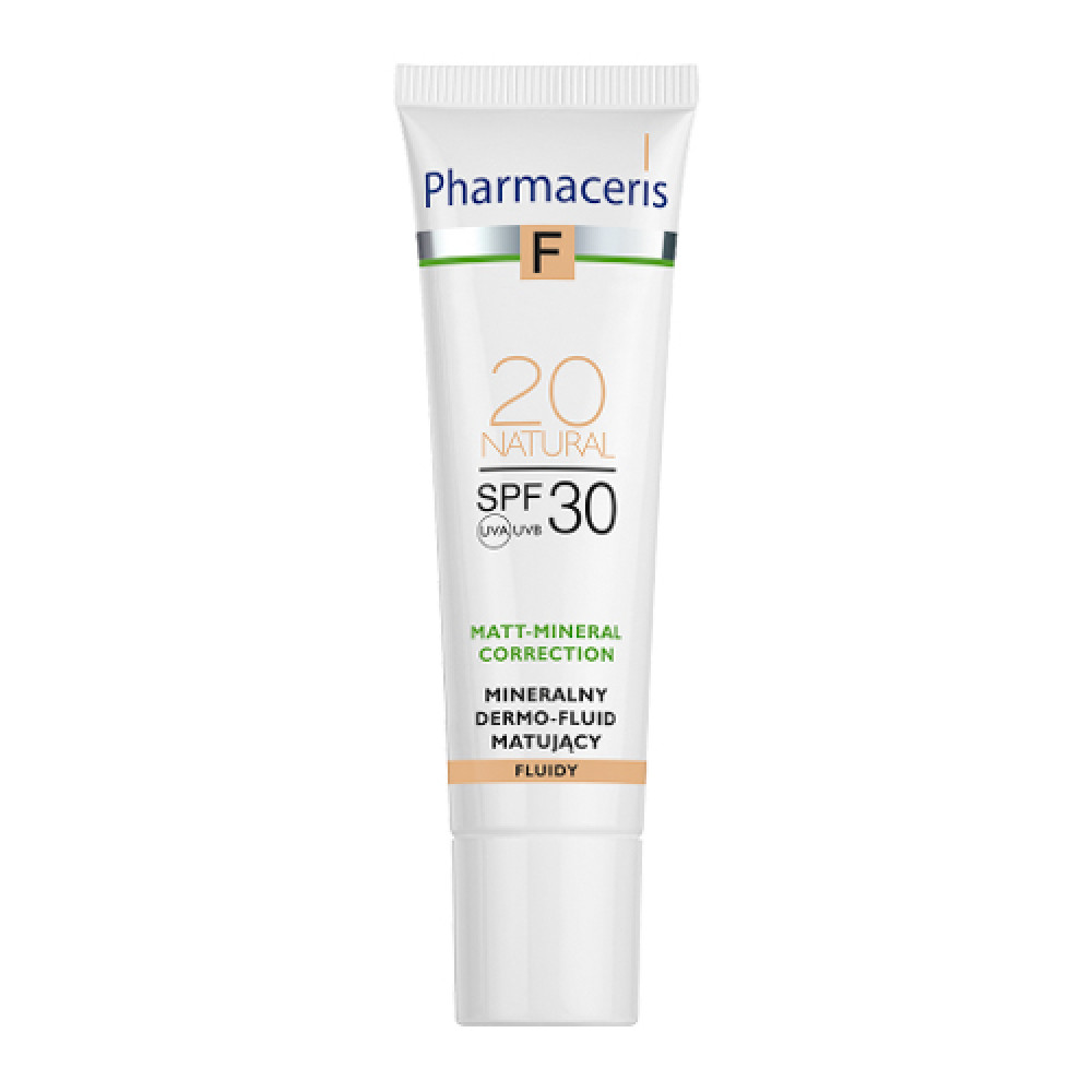 Pharmaceris F Mineral Mattifying Fluid Dermo-Foundation Spf 30 - 20 Natural 30ml