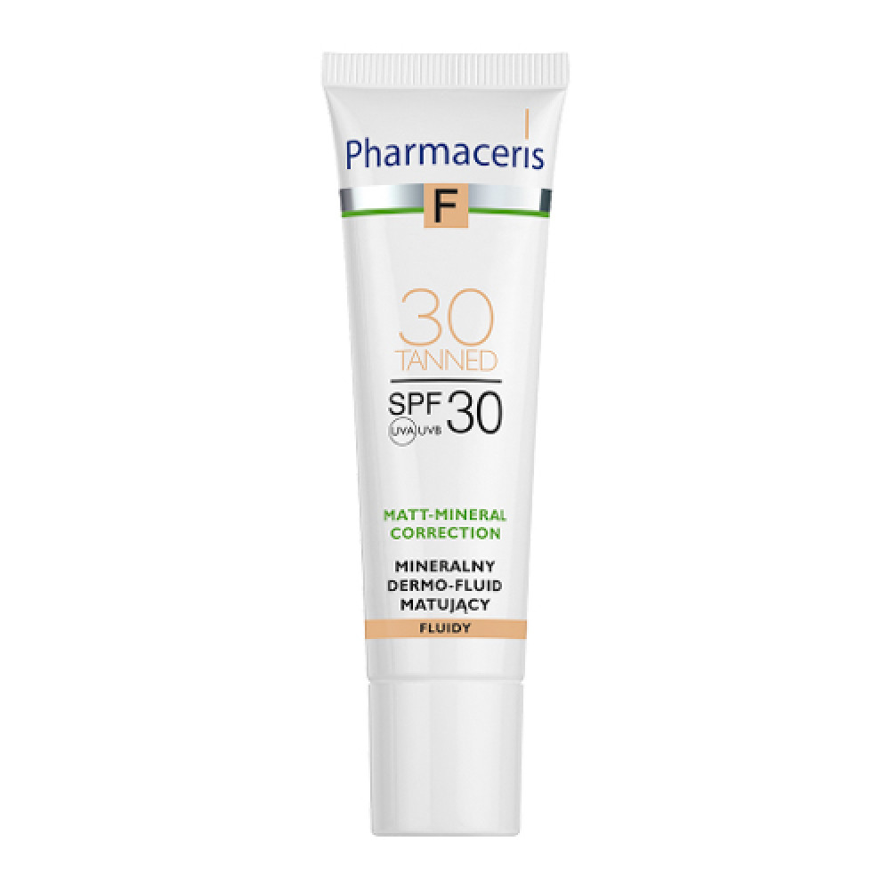Pharmaceris F Mineral Mattifying Fluid Dermo-Foundation Spf 30 - 30 Tanned 30ml