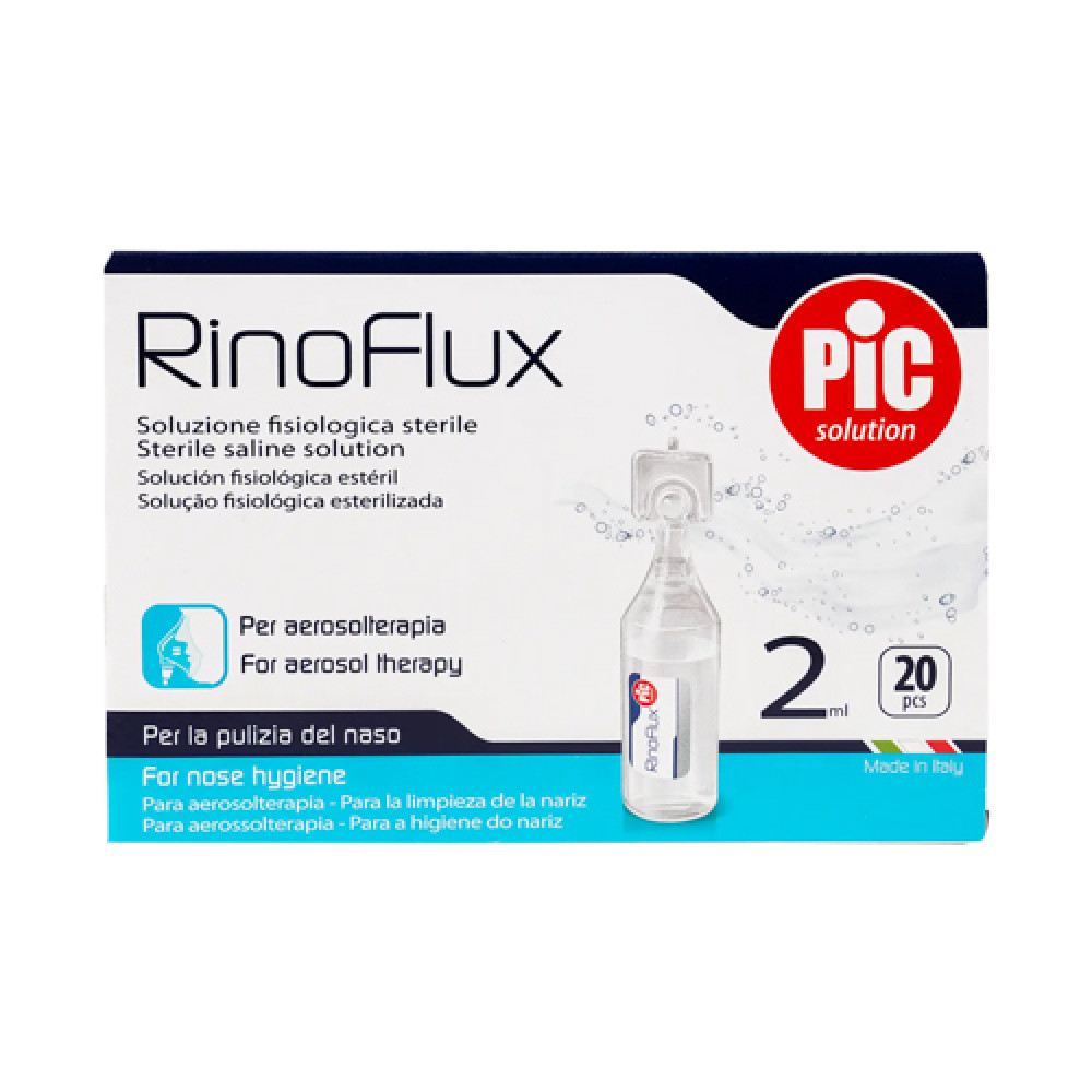 Pic Rinoflux Saline Solution 2ml 20 Pcs
