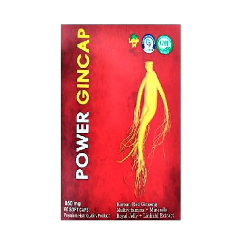 Power Gincap 850mg 60 Capsules