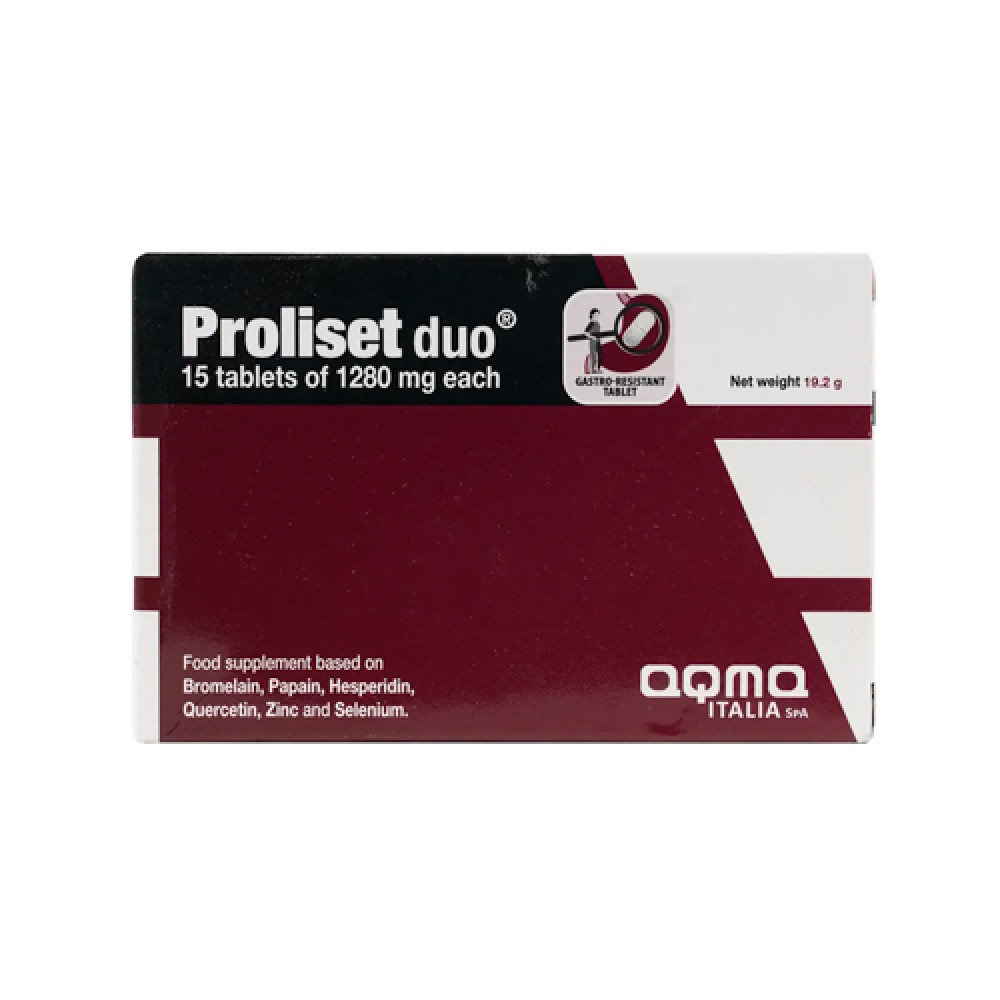 Proliset Duo 1280mg 15 Tablets