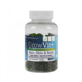 Protem Pharma GrowVit+ For Adult Hair,Skin &Nails 60Gummies