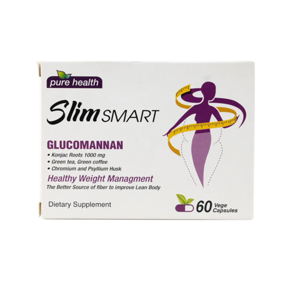 Pure Health Slim Smart Glucomannan 60 Capsules