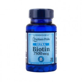 Puritans Pride Ultra Biotin 7500mcg 50 Tablets