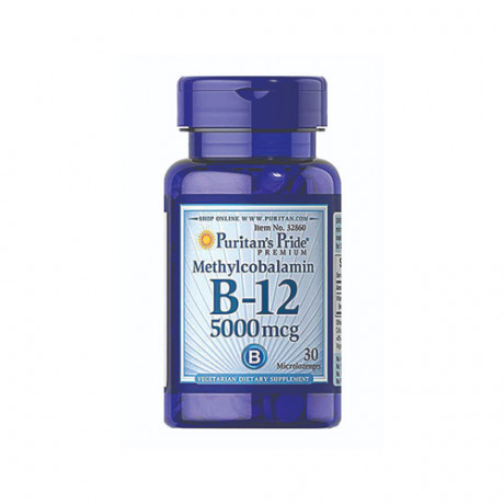 Puritans Pride Vitamin B12 5000mcg 30 Tabs
