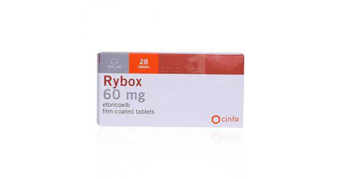 Buy Rybox 60mg 28 Tablets Online | Metro Pharmacy Kuwait