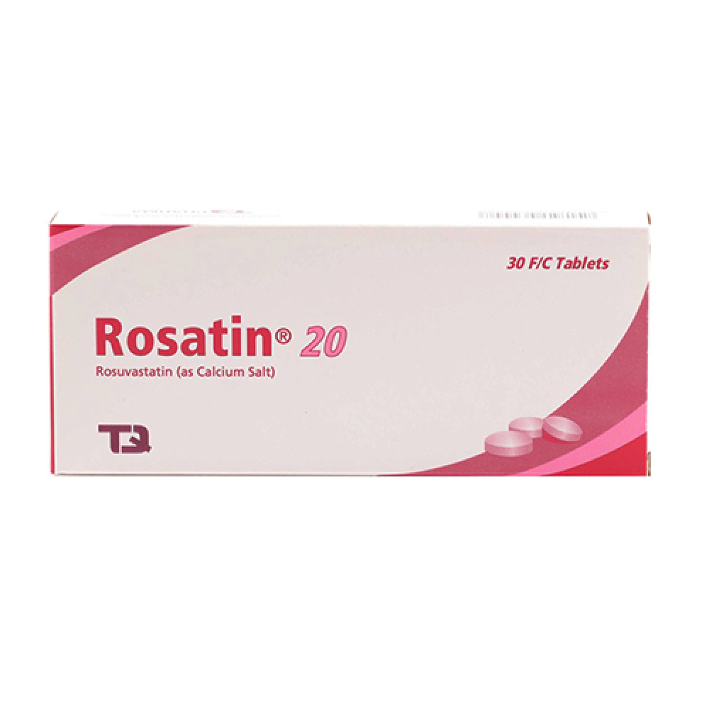 Rosatin 20mg 30 Tablets