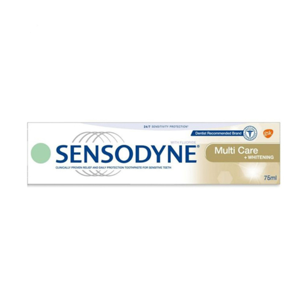 SENSODYNE MULTICARE + WHITENING PASTE 75ML
