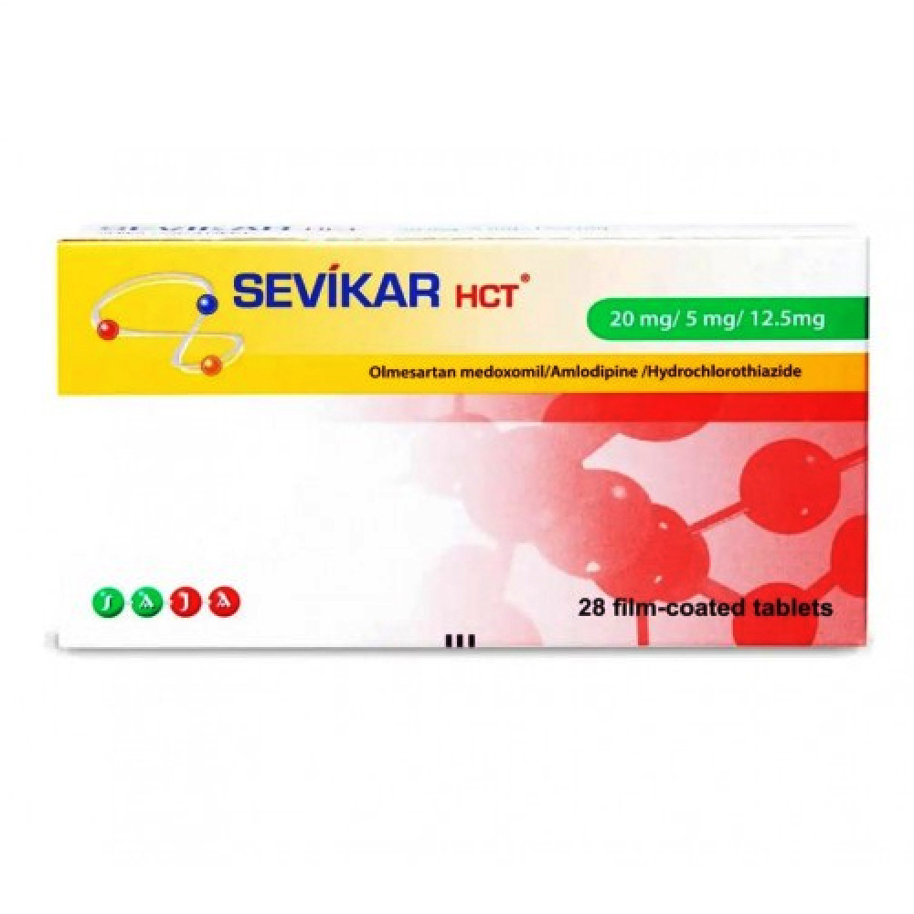 Sevikar HCT 20/5/12.5 mg 28 Tablets