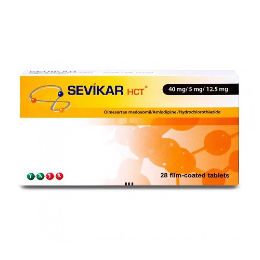 Sevikar HCT 40/5/12.5 mg 28 Tablets
